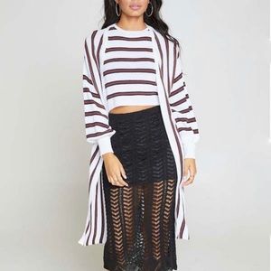 Cardigan and Knit Tank Set